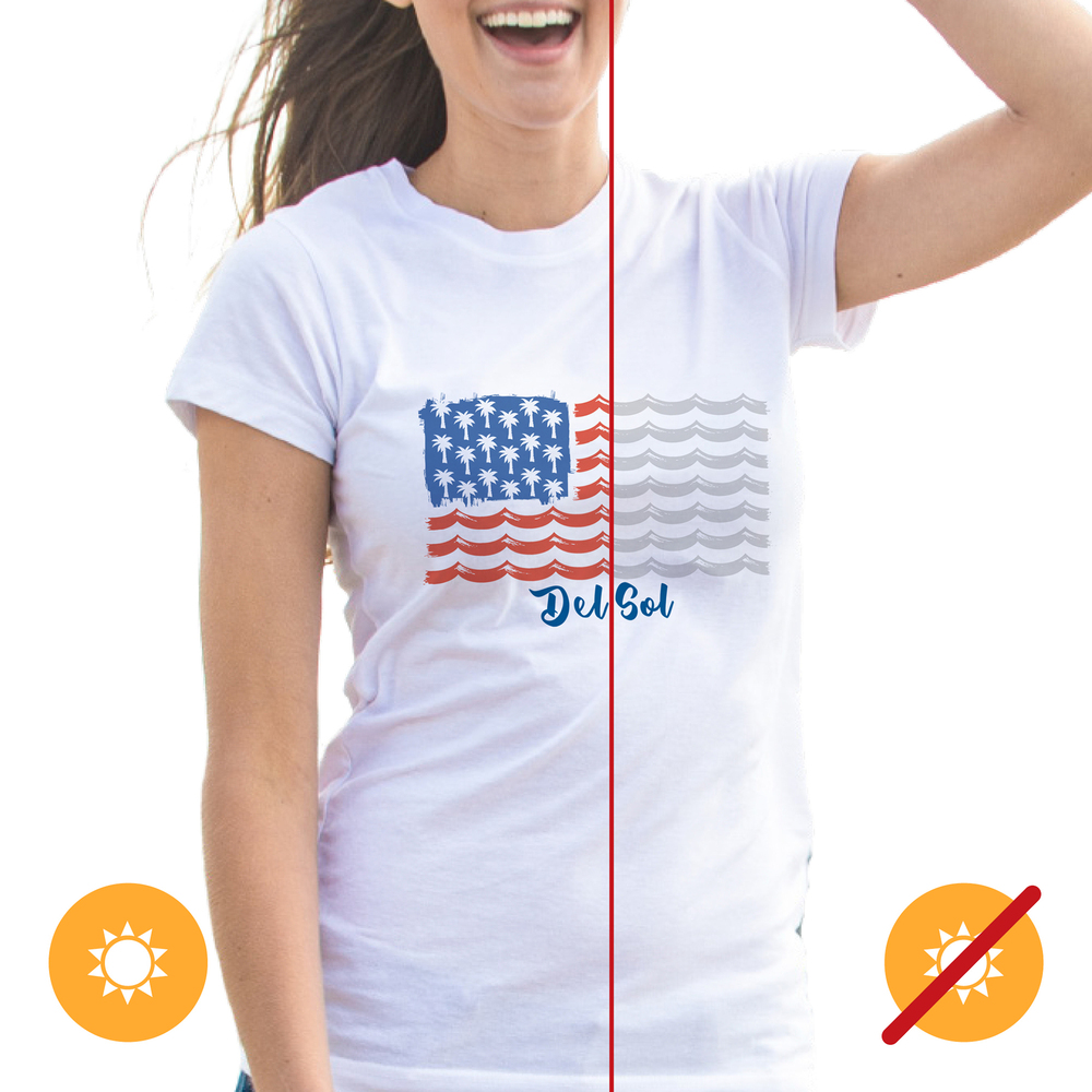 Kids Crew Tee - Tropical Americana by DelSol for Kids - 1 Pc T-Shirt (YL)